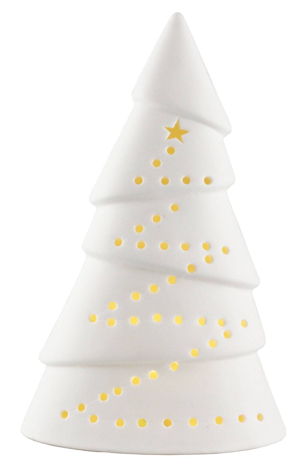 Blachere Illumination - Blachère Illumination - Sapin Blanc Led à pile H.13 cm - Imagen 2