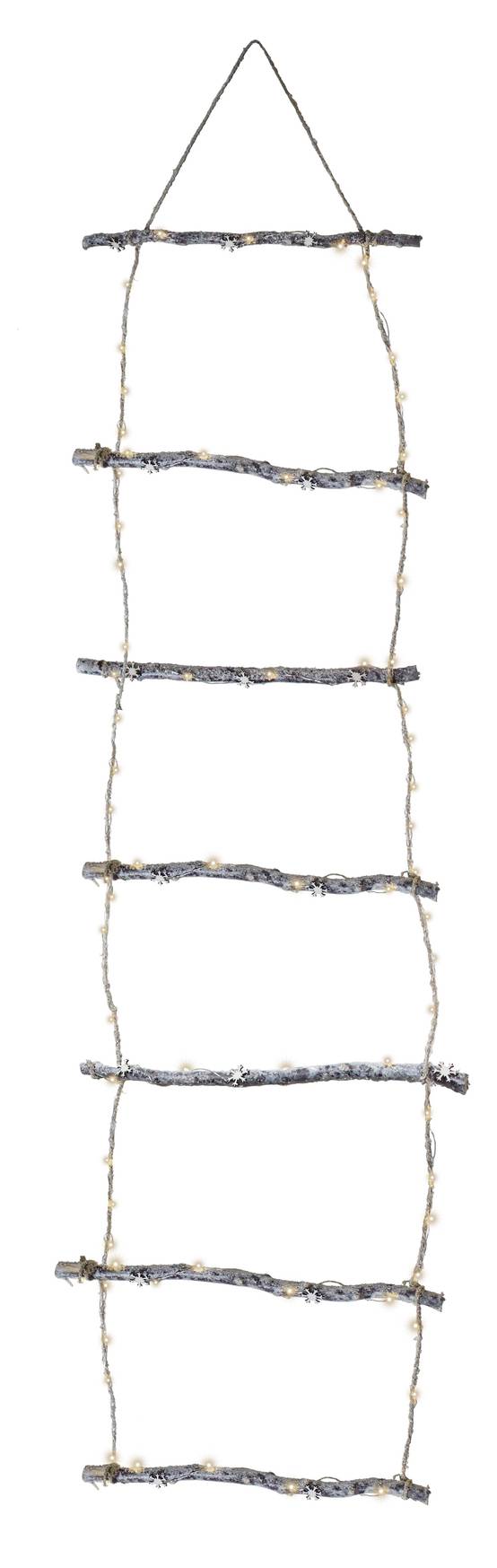 Blachere Illumination - Blachere Illumination - Echelle en bois micro LED L.35 x H.150 cm - Image 2