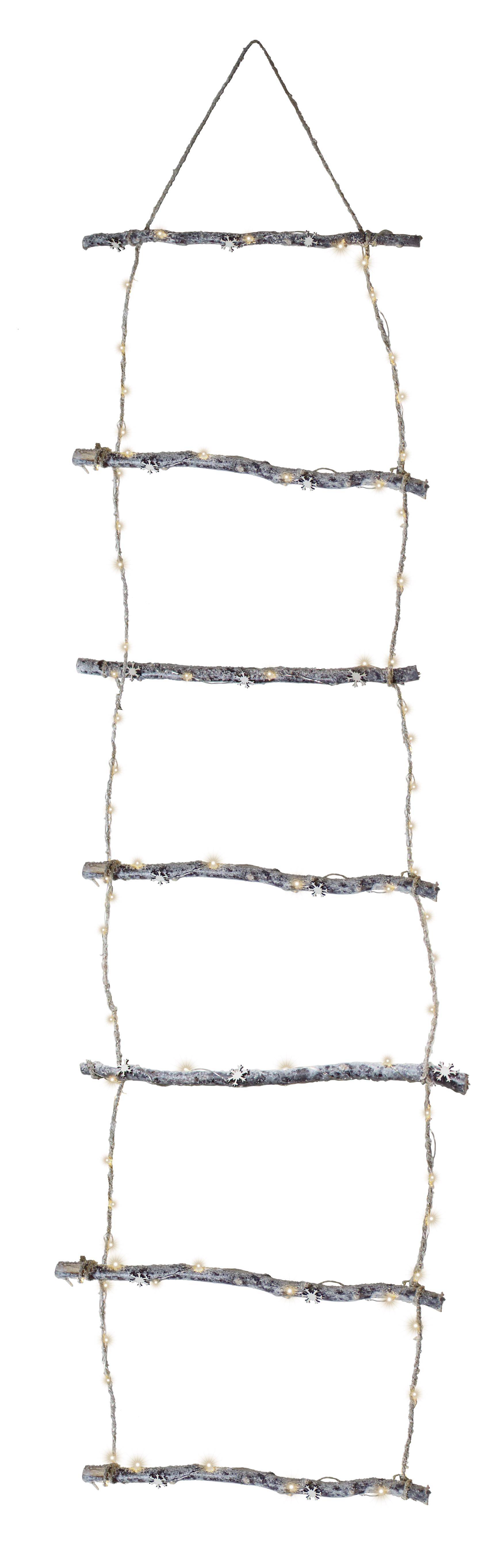 Blachere Illumination - Blachere Illumination - Echelle en bois micro LED L.35 x H.150 cm - Imagen 2