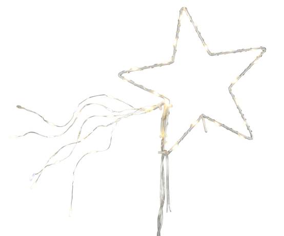 Blachere Illumination - Cimier étoile filante musical led blanc chaud L.38 cm - Image 2