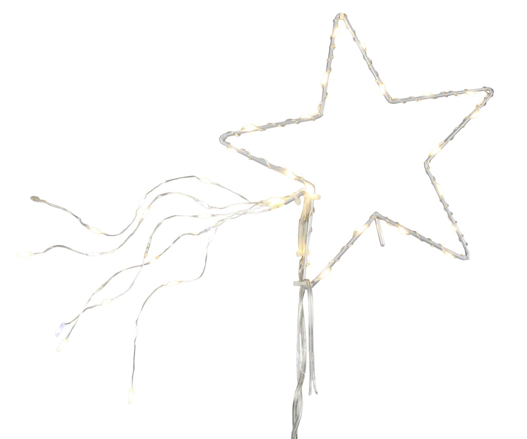 Blachere Illumination - Cimier étoile filante musical led blanc chaud L.38 cm - Imagen 2