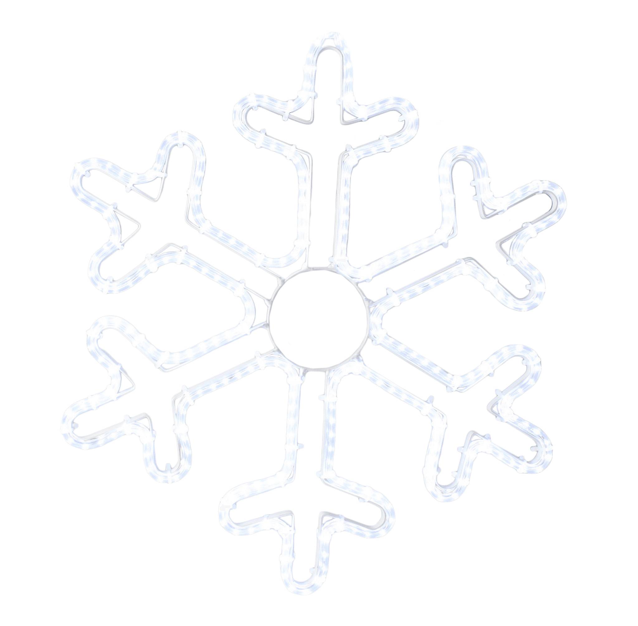 Blachere Illumination - Motif Lumineux Flocon de Neige LED L.35 x H.42 cm - Imagen 2