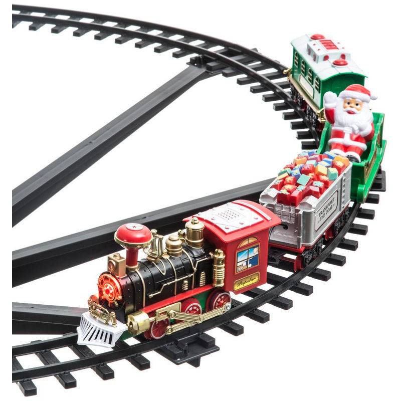 Train Électrique Noël ABS Multicolore 80 x 80 cm - TCHOUTCHOU - Image 2