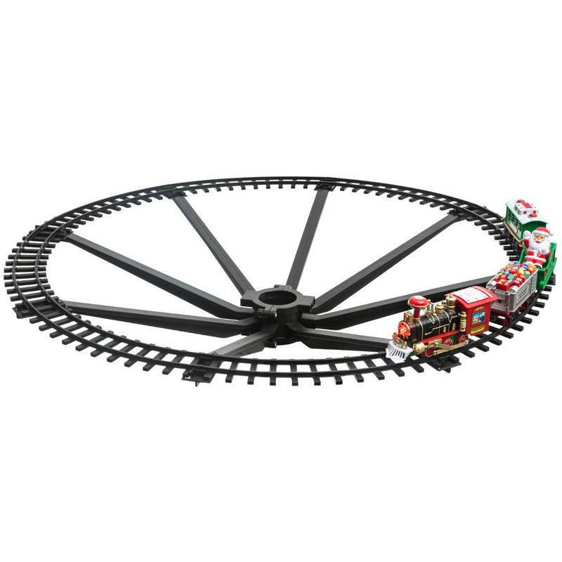 Train Électrique Noël ABS Multicolore 80 x 80 cm - TCHOUTCHOU - Image 1