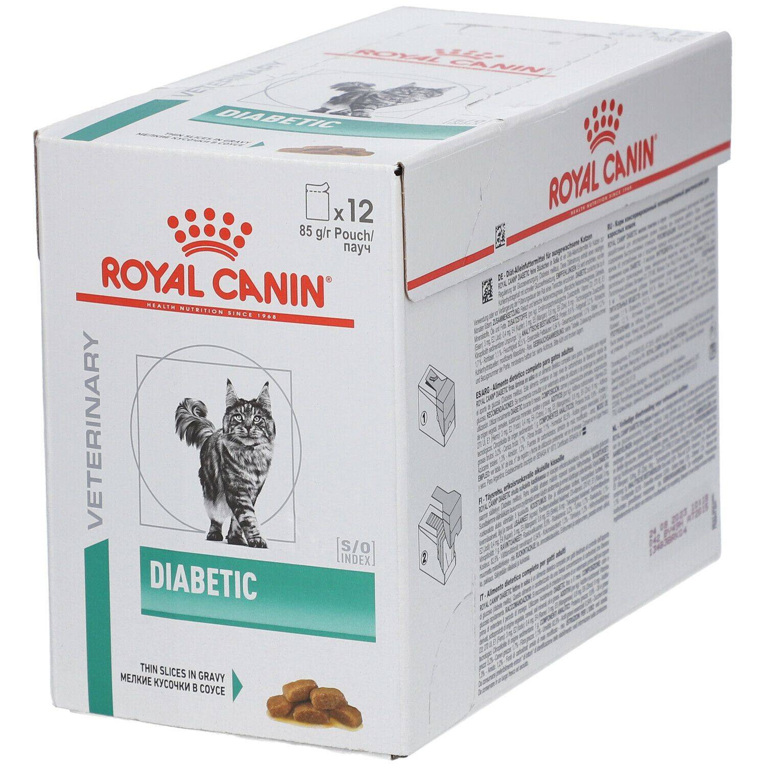 Royal Canin - Veterinary Diabetic en sauce pour chat 12 x 85 g - Royal Canin - Image 1