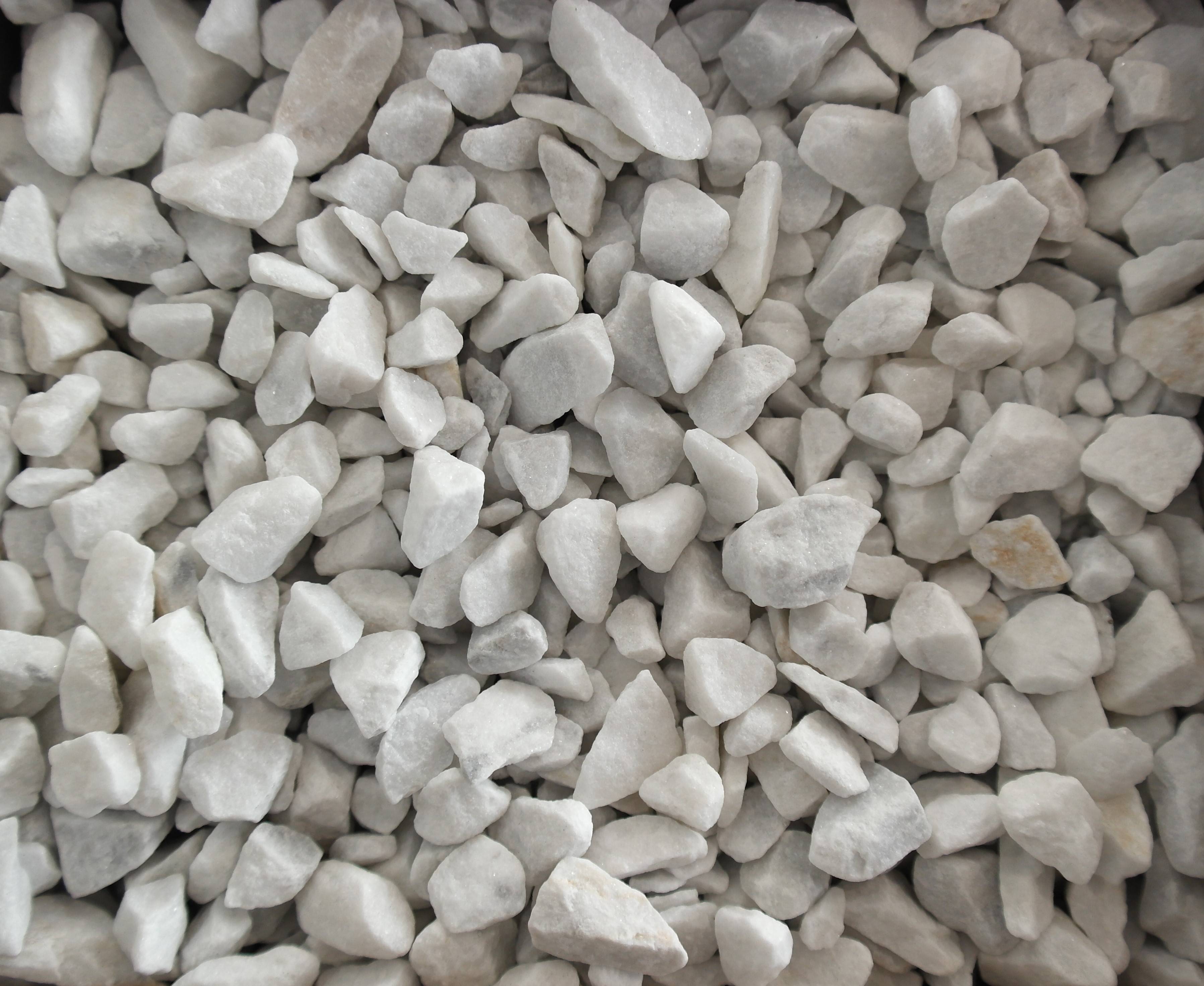 GRAVILLON BLANC DE CARRARE 8/12MM 10KG - Image 1