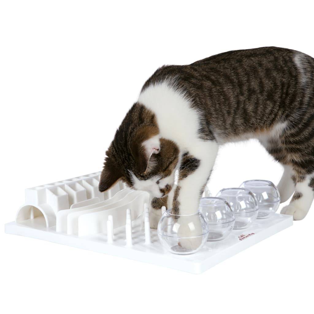 Juego divertido de actividad para gatos plástico blanco l.30 cm l.40 cm - Trixie