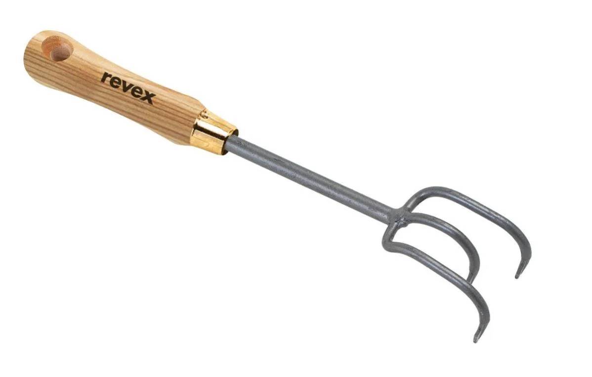 Griffe 3 dents rocaille bois 14 cm REVEX - Imagen 3