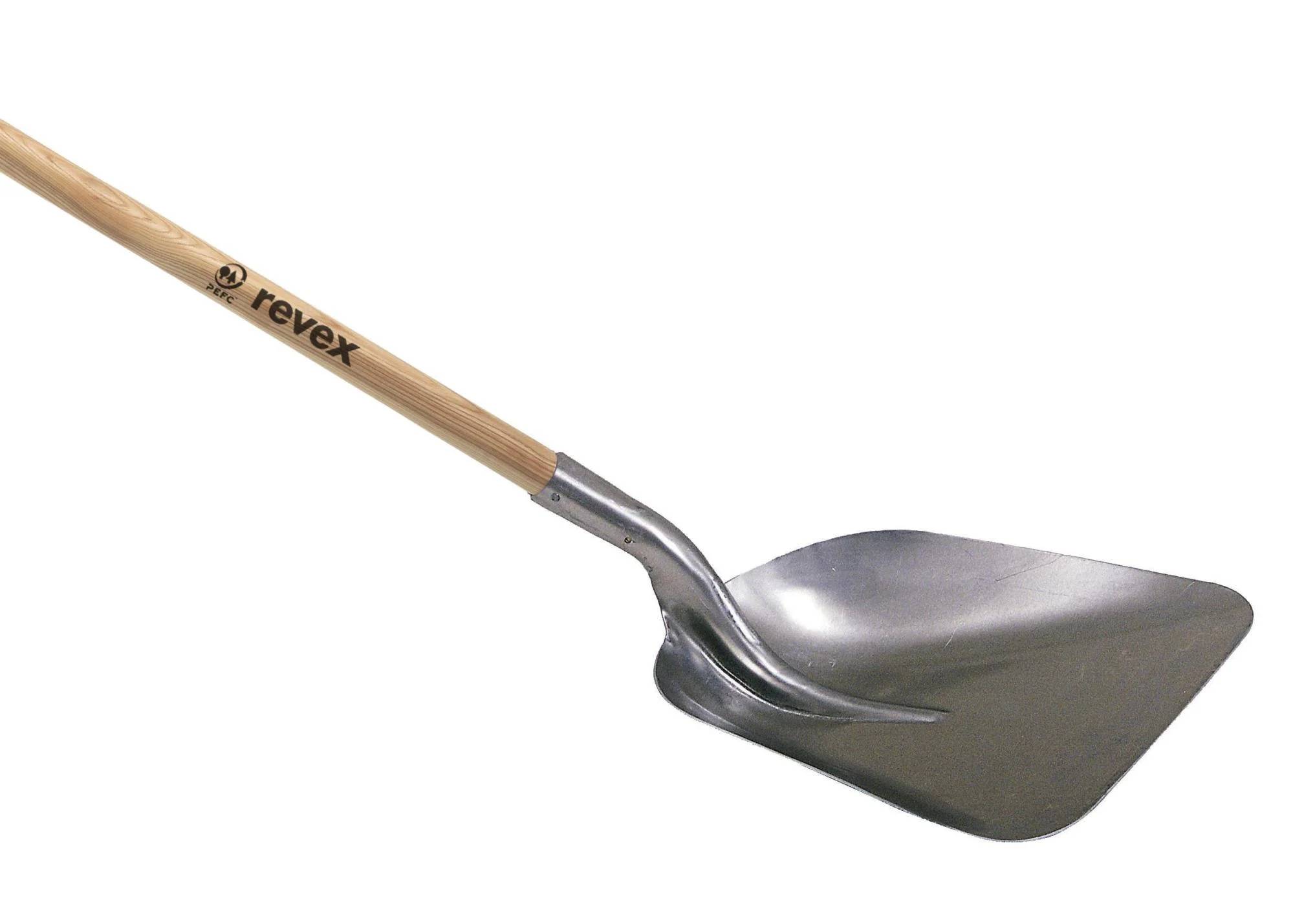 Pelle neige creuse aluminium bois L 110 cm – REVEX