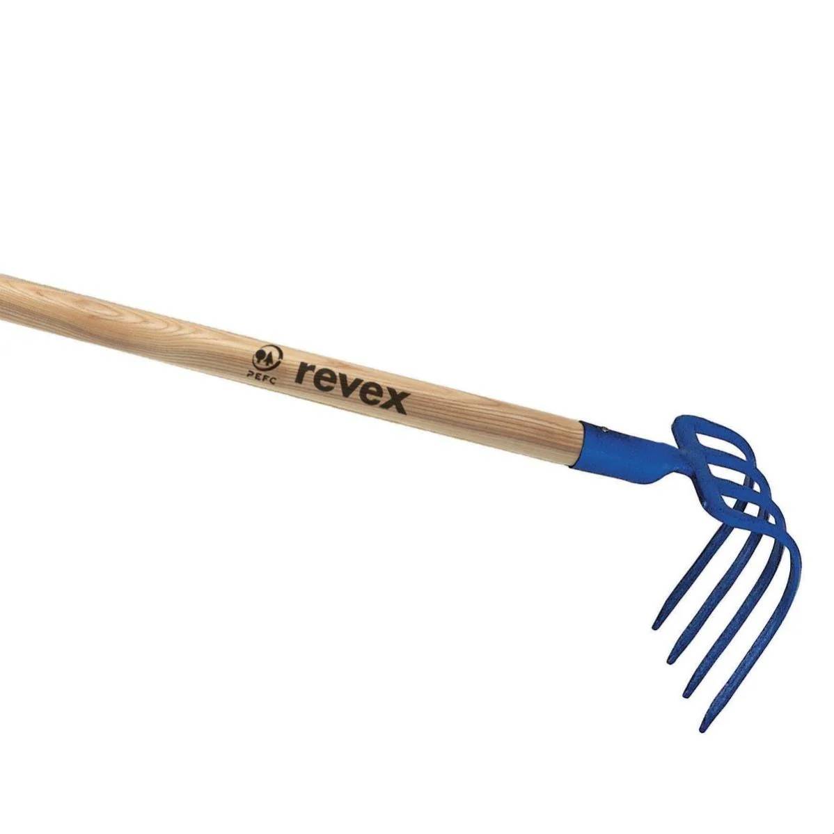 Croc de Jardin Acier Forgé Manche Bois L 135 cm - REVEX