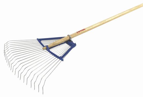 Balai à feuilles bi-matière bois L 150 cm - REVEX - Image 4
