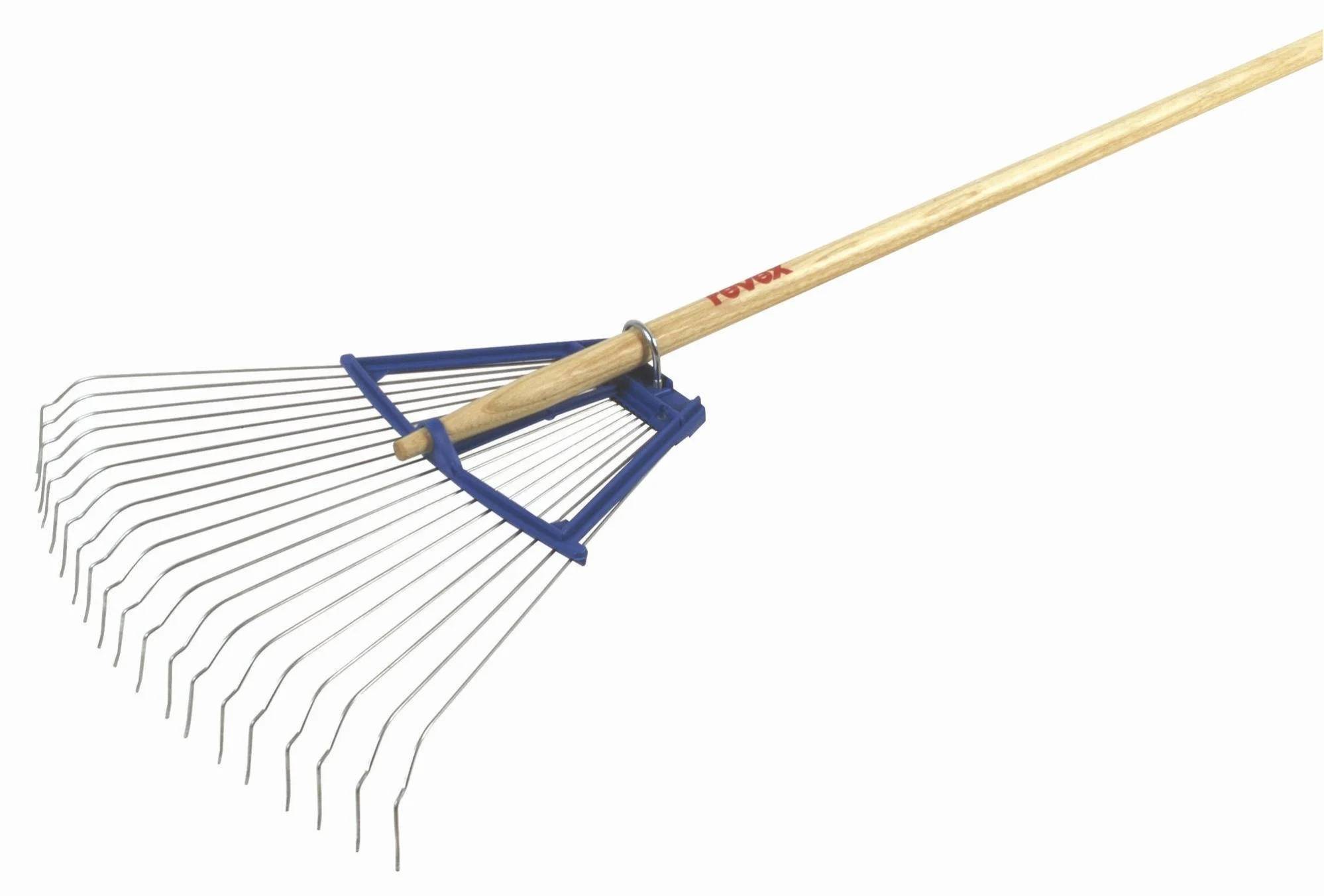 Balai à feuilles bi-matière bois L 150 cm - REVEX - Image 4
