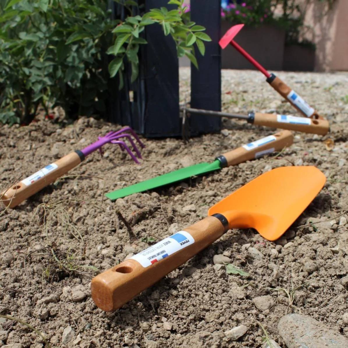 Transplantoir Multicolore Acier Bois - REVEX - Imagen 5