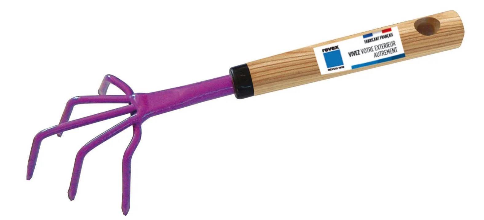 Griffe à fleurs 5 dents multicolor bois - REVEX - Imagen 1