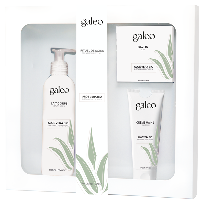 Galeo - Galeo - Rituel de soins à l'aloe vera bio L.28 x l.5,5 x H.29 cm - Imagen 1