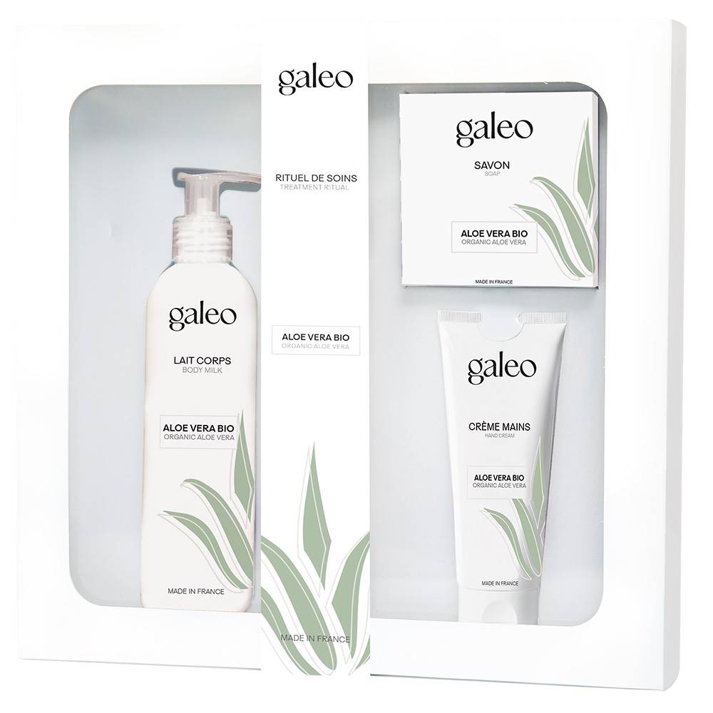 Galeo - Galeo - Rituel de soins à l'aloe vera bio L.28 x l.5,5 x H.29 cm - Image 2