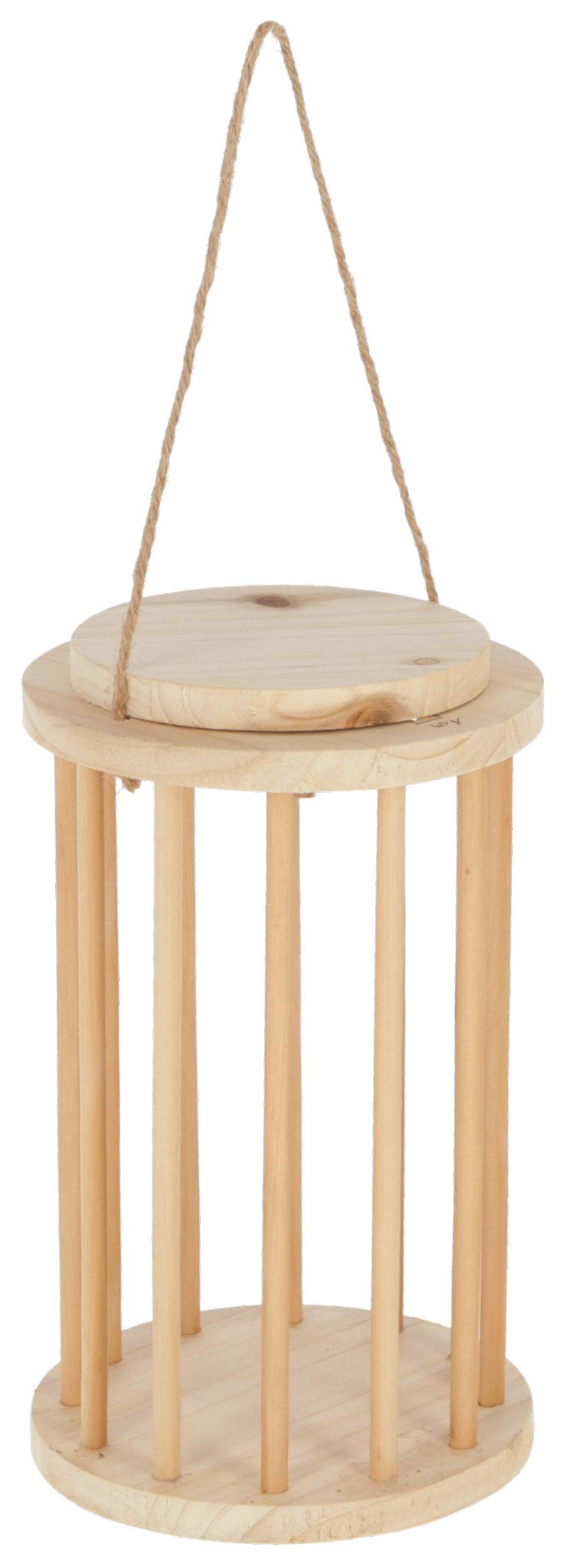 Râtelier à foin 3en1 rongeur bois, 25cm, Ø15cm