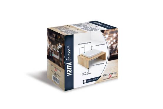 Hamiform - Gamelle bois et céramique simple – taille M