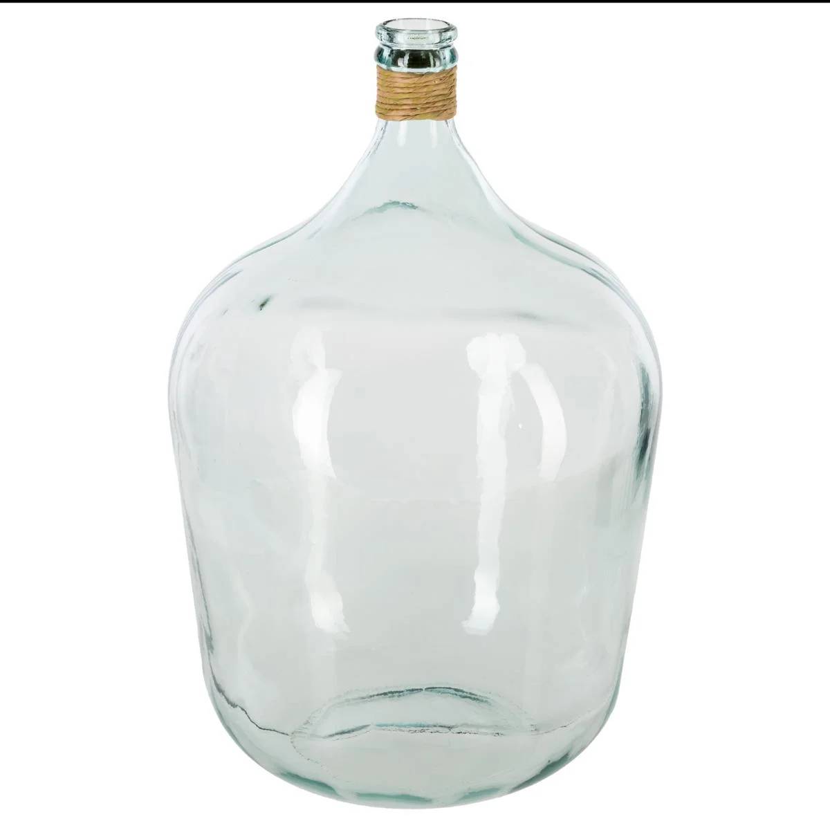 Dame-Jeanne rafia transparent Ø 40 cm H 56 cm – ATMOSPHERA - Image 2