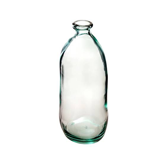 Vase bouteille verre recyclé transparent H 51 cm – ATMOSPHERA