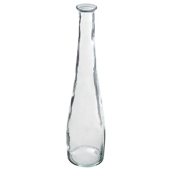 Vase long verre recyclé transparent H 80 - ATMOSPHERA - Image 1