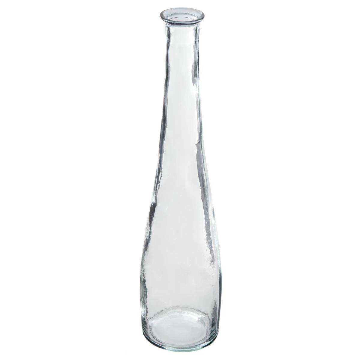 Vase long verre recyclé transparent H 80 - ATMOSPHERA - Image 2
