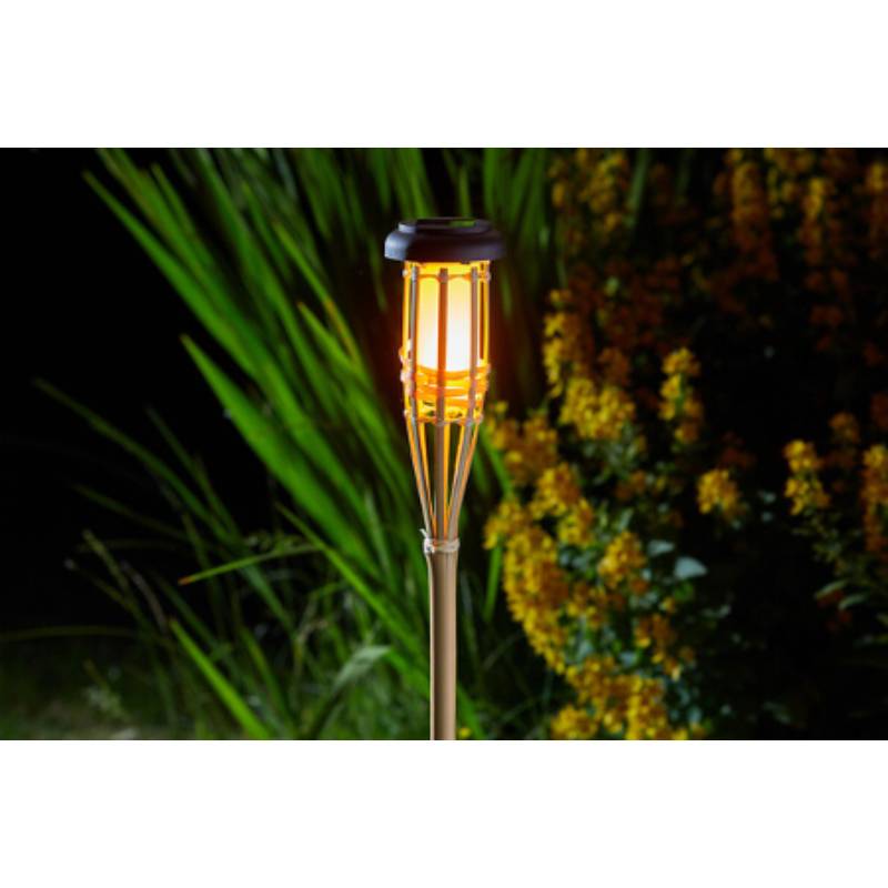 Smart Garden - Torche Solaire Bambou - SMART GARDEN - Imagen 3