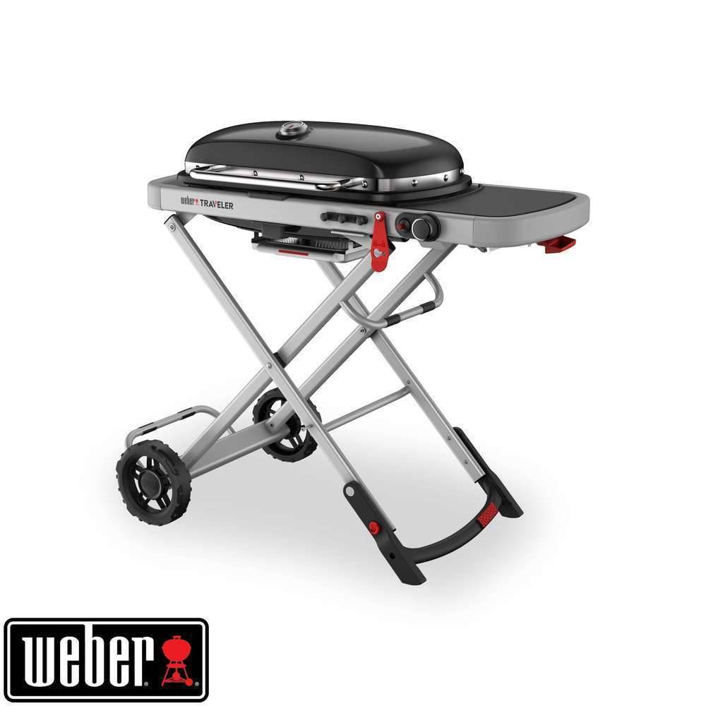 Weber - Barbecue gaz de transport acier Traveller Weber - Image 1