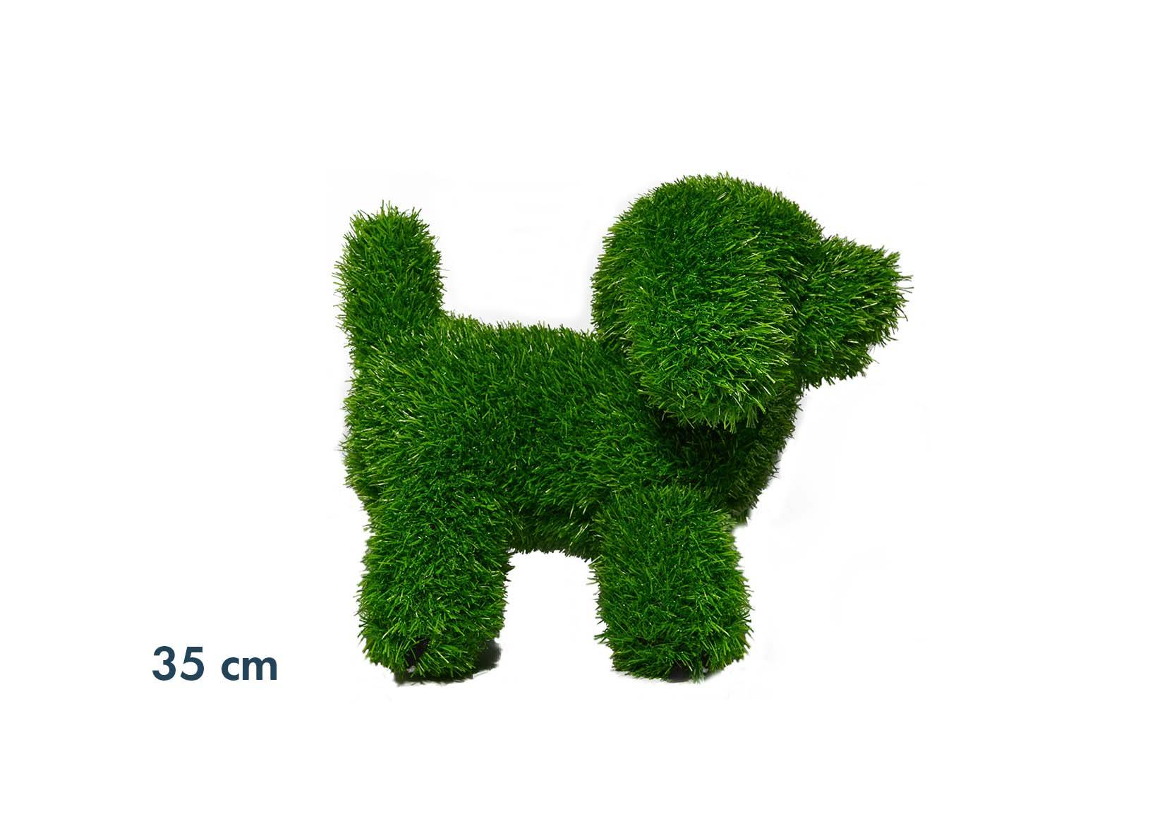 AIC International - Peluche de jardin Chien debout l.35 x P.23 x H.35 cm