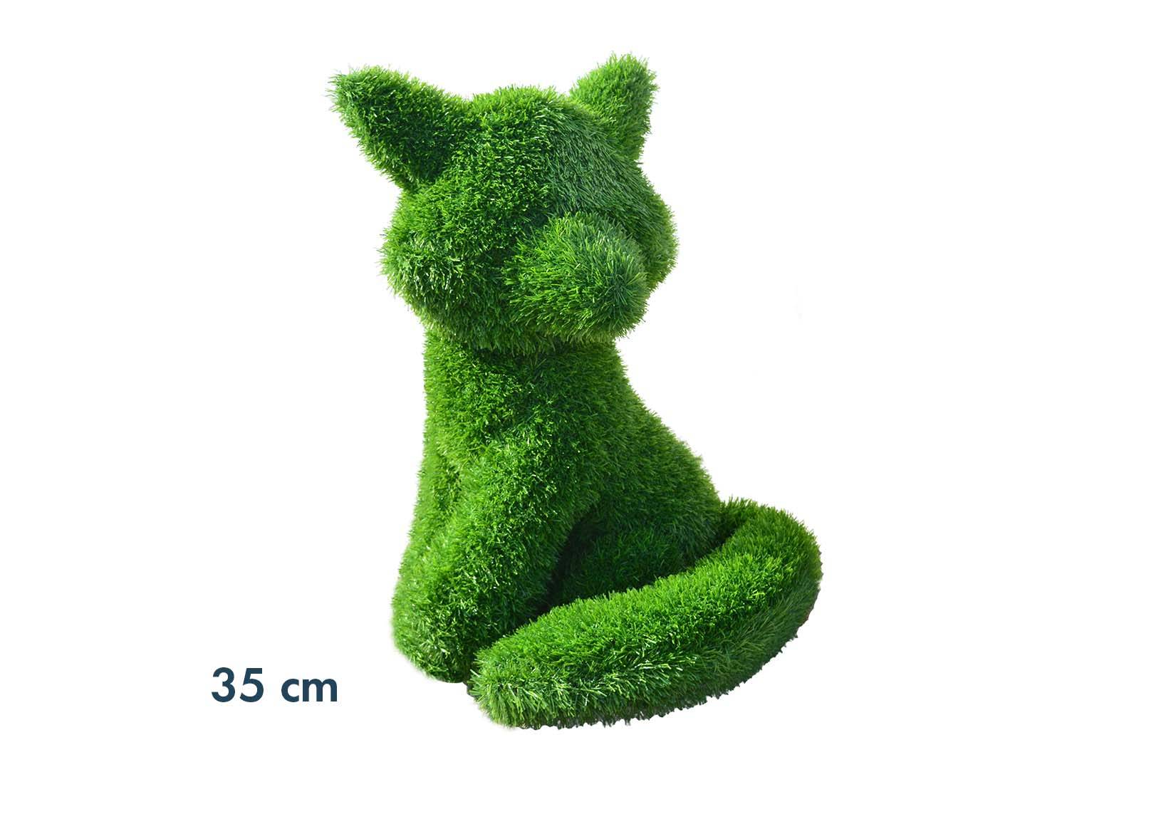 AIC International - Peluche de jardin Renard l.30 x P.30 x H.35 cm