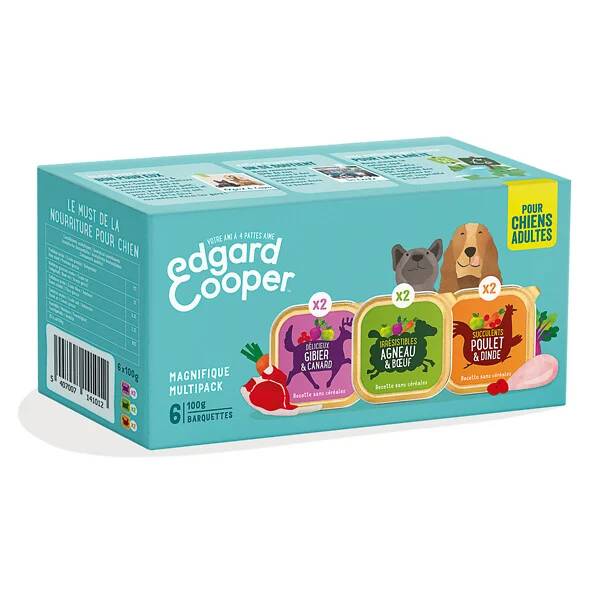 Paté para Perro Multipack Sin Cereales - EDG COOPER