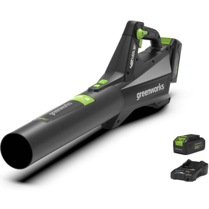 Greenworks - Souffleur feuilles élec à batt G48ABK2 DVT 48V Av batt/chargeur - Imagen 19