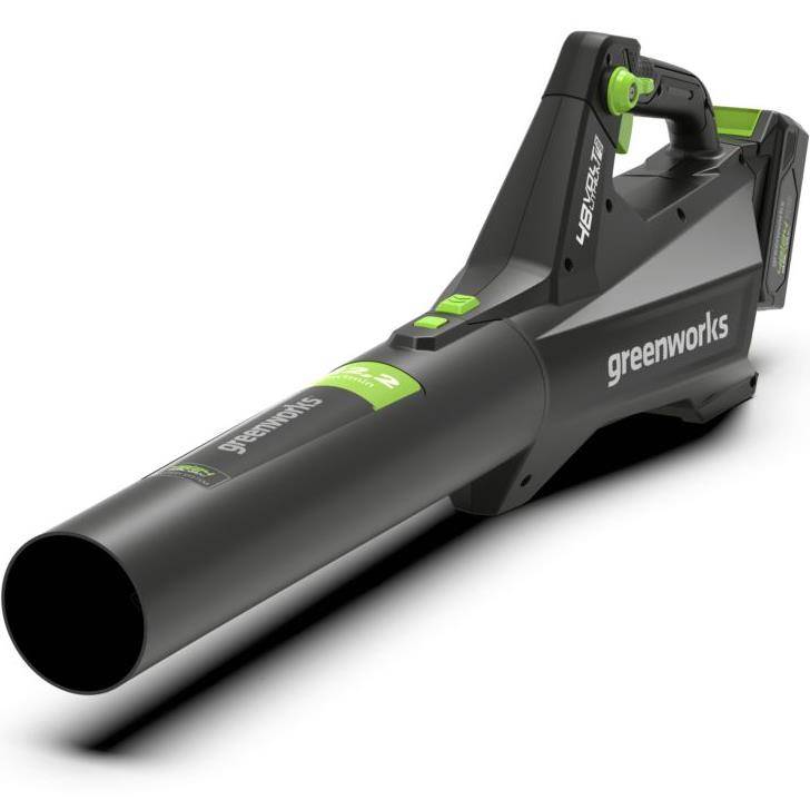 Greenworks - Souffleur feuilles élec à batt G48ABK2 DVT 48V Av batt/chargeur - Imagen 2