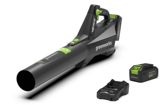 Greenworks - Souffleur feuilles élec à batt G48ABK2 DVT 48V Av batt/chargeur - Image 1