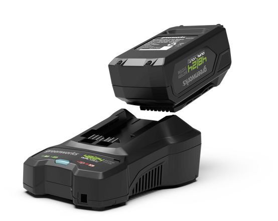 Greenworks - Souffleur feuilles élec à batt G48ABK2 DVT 48V Av batt/chargeur - Image 5