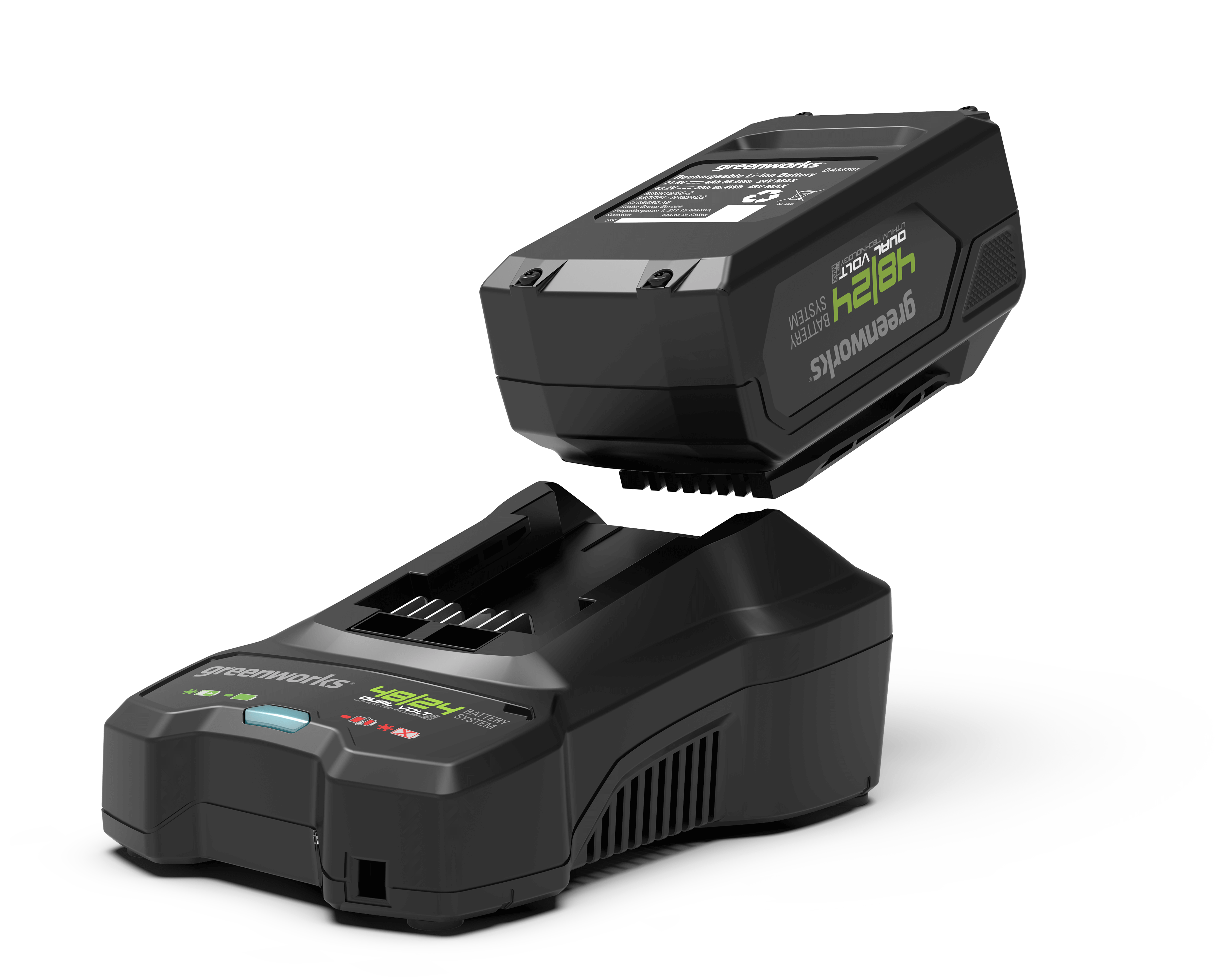 Greenworks - Souffleur feuilles élec à batt G48ABK2 DVT 48V Av batt/chargeur - Imagen 5
