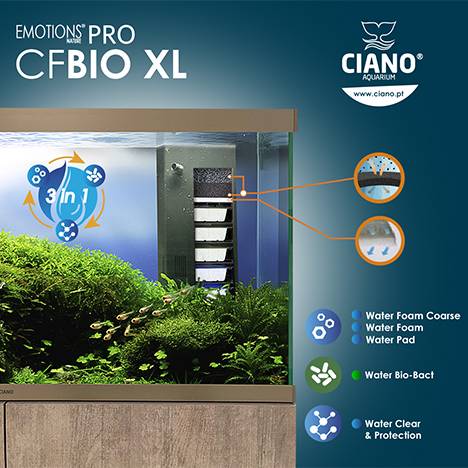 Ciano - Aquarium Emotions Pro 60 Mystic L.61,2 x l.40,2 x H.56 cm - Imagen 8