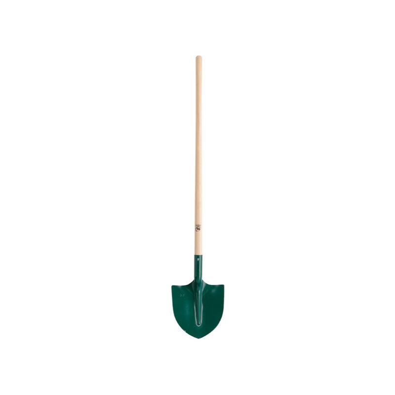 Pelle ronde acier trempé manche bois 110 cm – LEBORGNE - Image 4