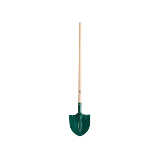 Pelle ronde acier trempé manche bois 110 cm – LEBORGNE - Image 2