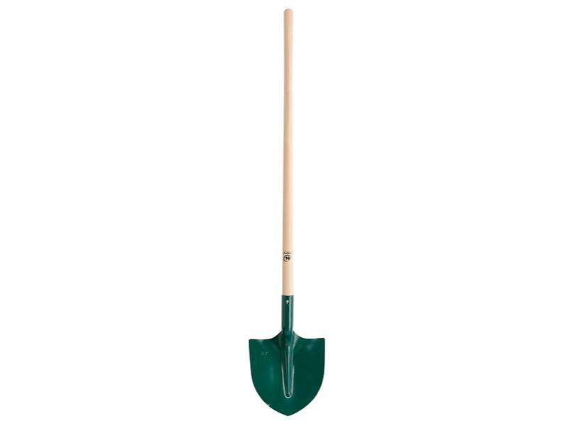 Pelle ronde tôle manche bois 110 cm LEBORGNE - Image 1