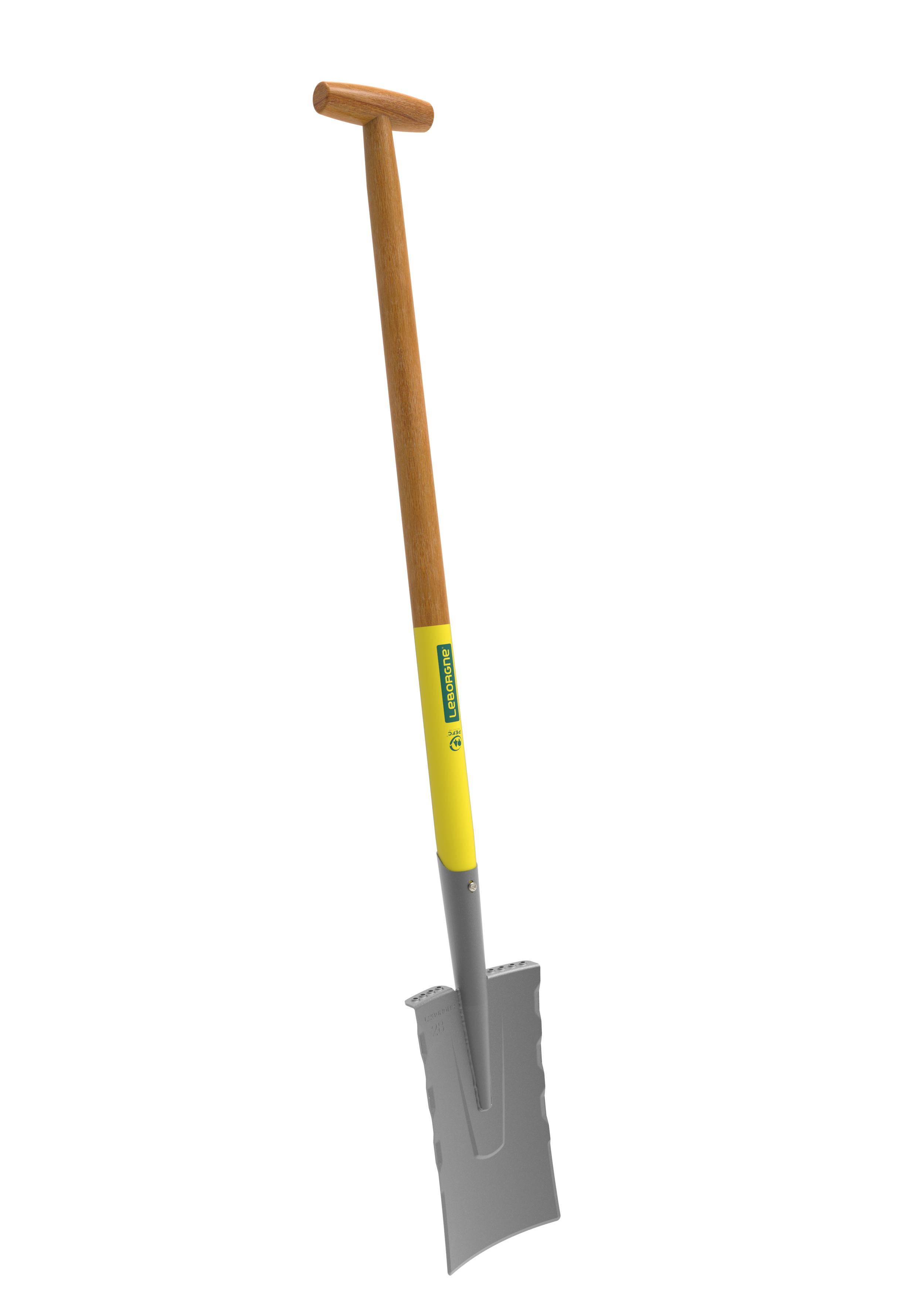 Louchet Duopro Manche Bois Béquille 28 cm - LEBORGNE