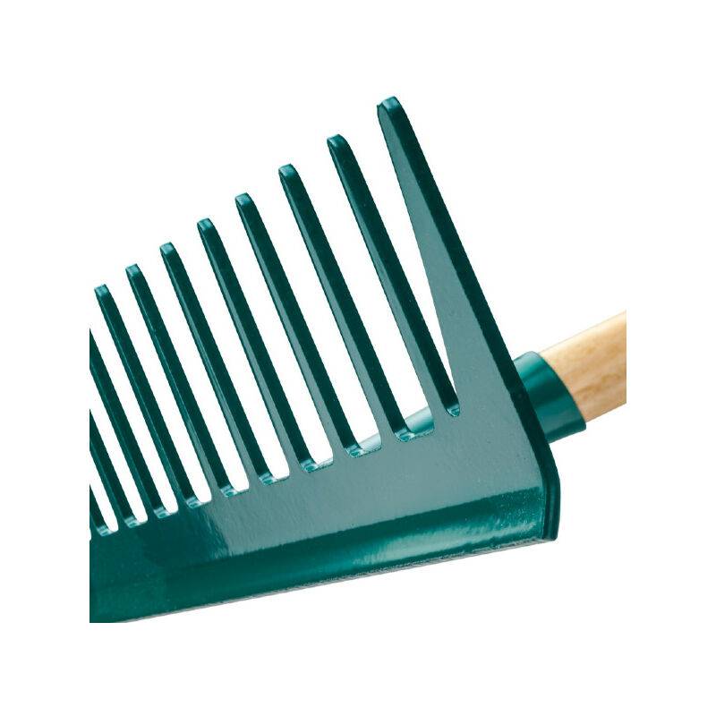 Râteau Batipro forgé 16 dents droites manche bois - LEBORGNE - Image 6