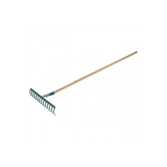 Râteau Forgé 14 Dents Droites Manche Bois L. 35 cm - LEBORGNE - Image 2