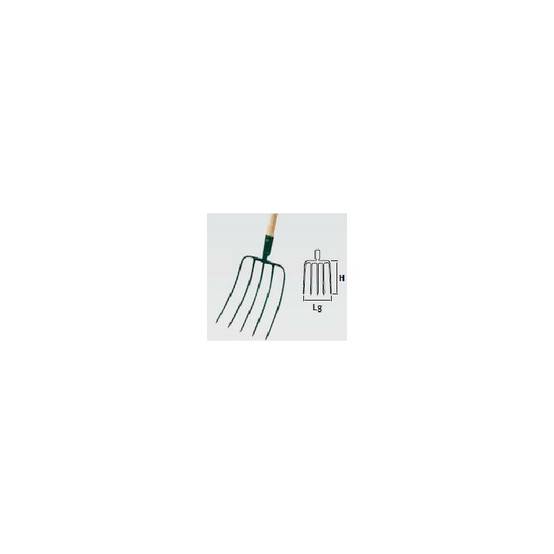Fourche Maïs 5 Dents Métal Bois H 130 cm - LEBORGNE - Image 3
