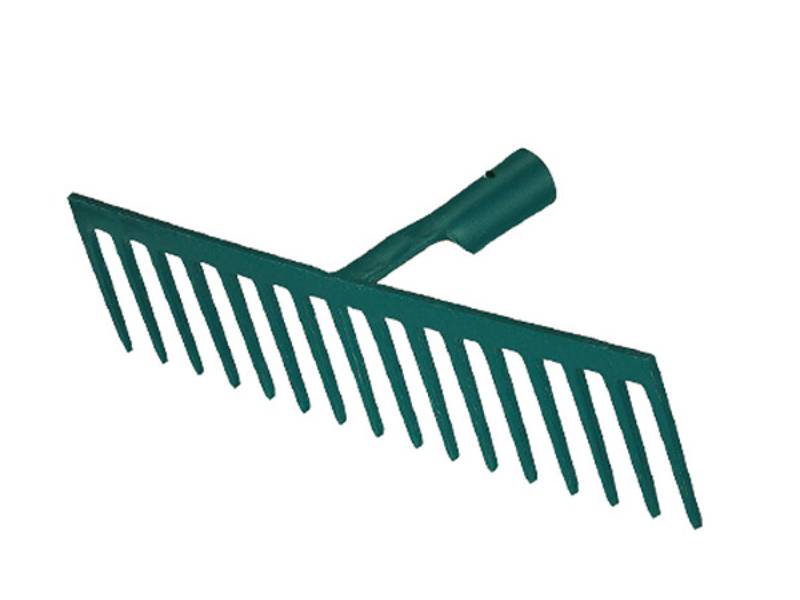 Râteau Forgé 16 Dents Droites Manche Bois – LEBORGNE - Image 1
