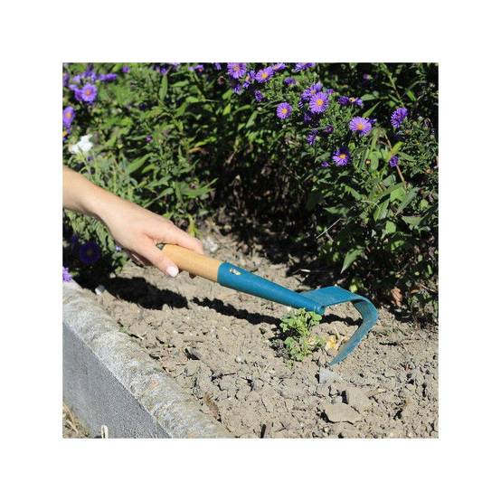 Binette Lame V Outil 2 en 1 Bois 35x10 cm Duopro - LEBORGNE - Image 2