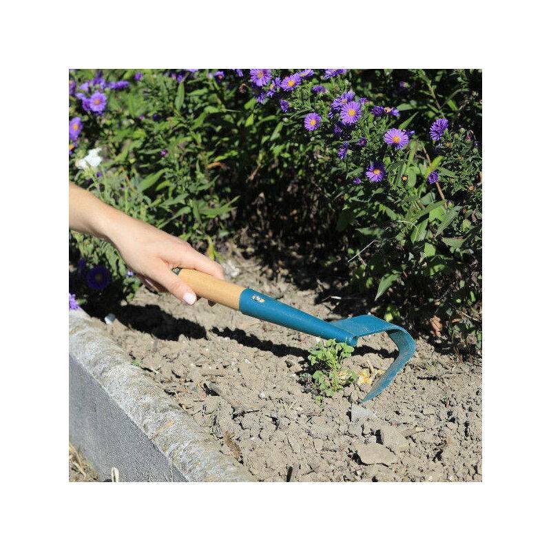 Binette Lame V Outil 2 en 1 Bois 35x10 cm Duopro - LEBORGNE - Image 2