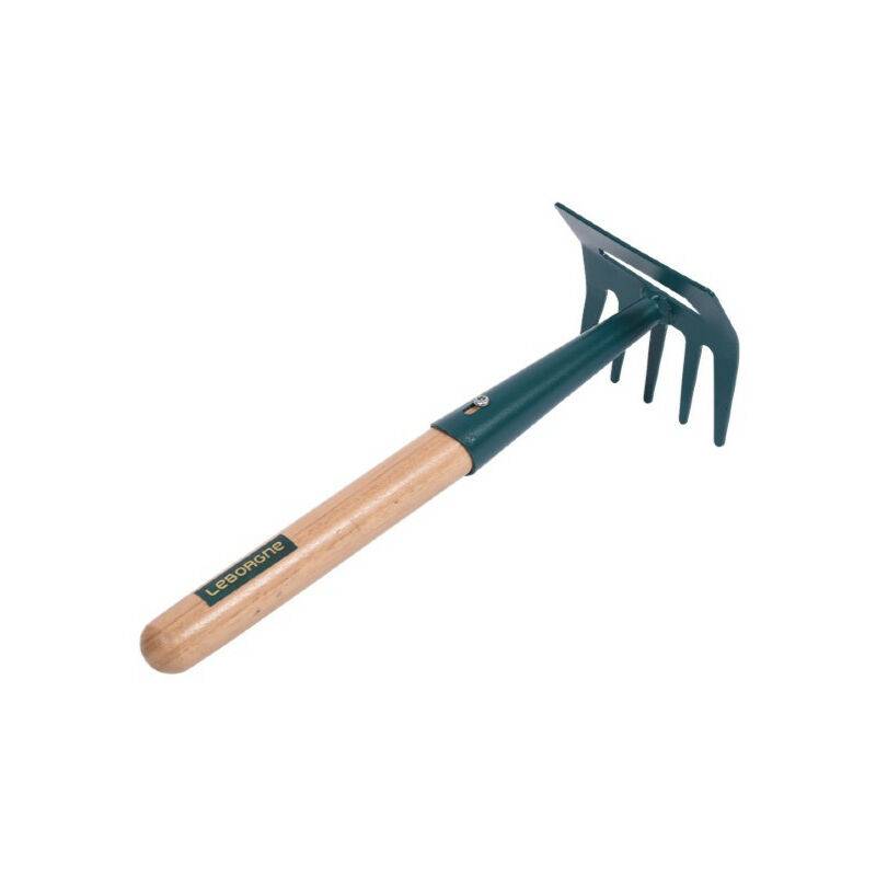 Râteau / Binette à main Bois Verni PEFC 100% 30 cm LEBORGNE - Image 4
