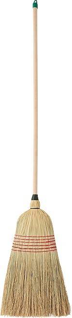 Balai paille de riz manche bois - LEBORGNE - Image 1