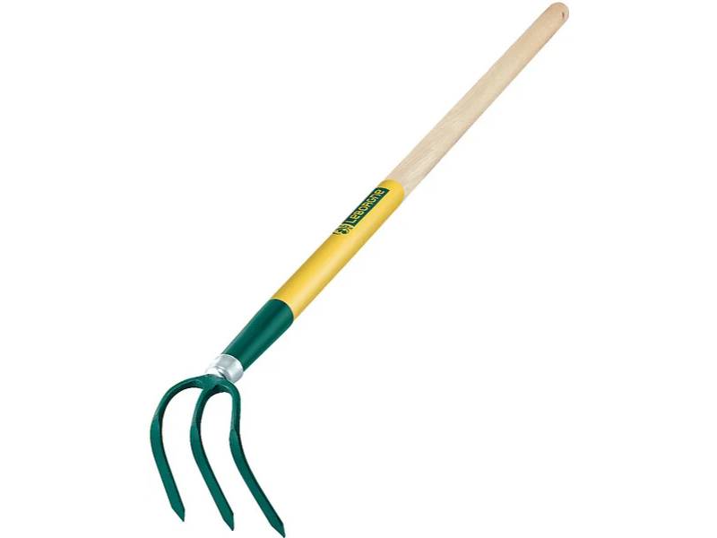 Griffe à rosier manche bois 90 cm largeur 10 cm - LEBORGNE